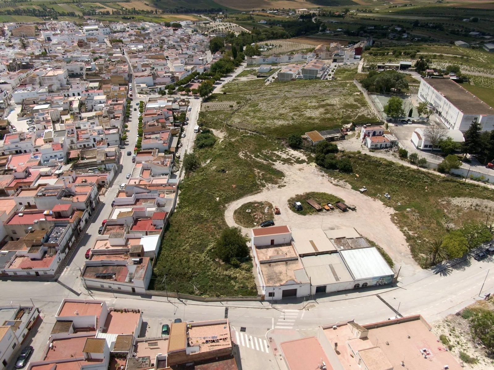 Zona donde se está realizando el proyecto de Urbanización de Calle La Dehesa y Calle La Feria.