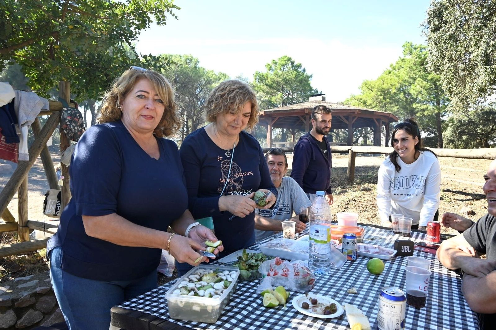 Las imágenes de los peroles por San Rafael en Los Villares