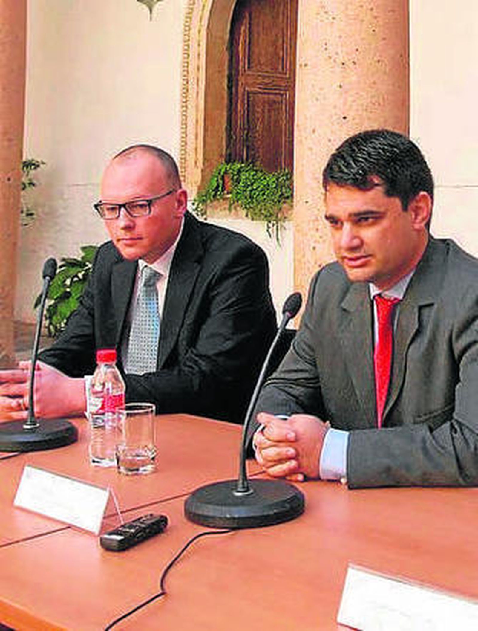 Jochen Pohl y Luis Antonio López.