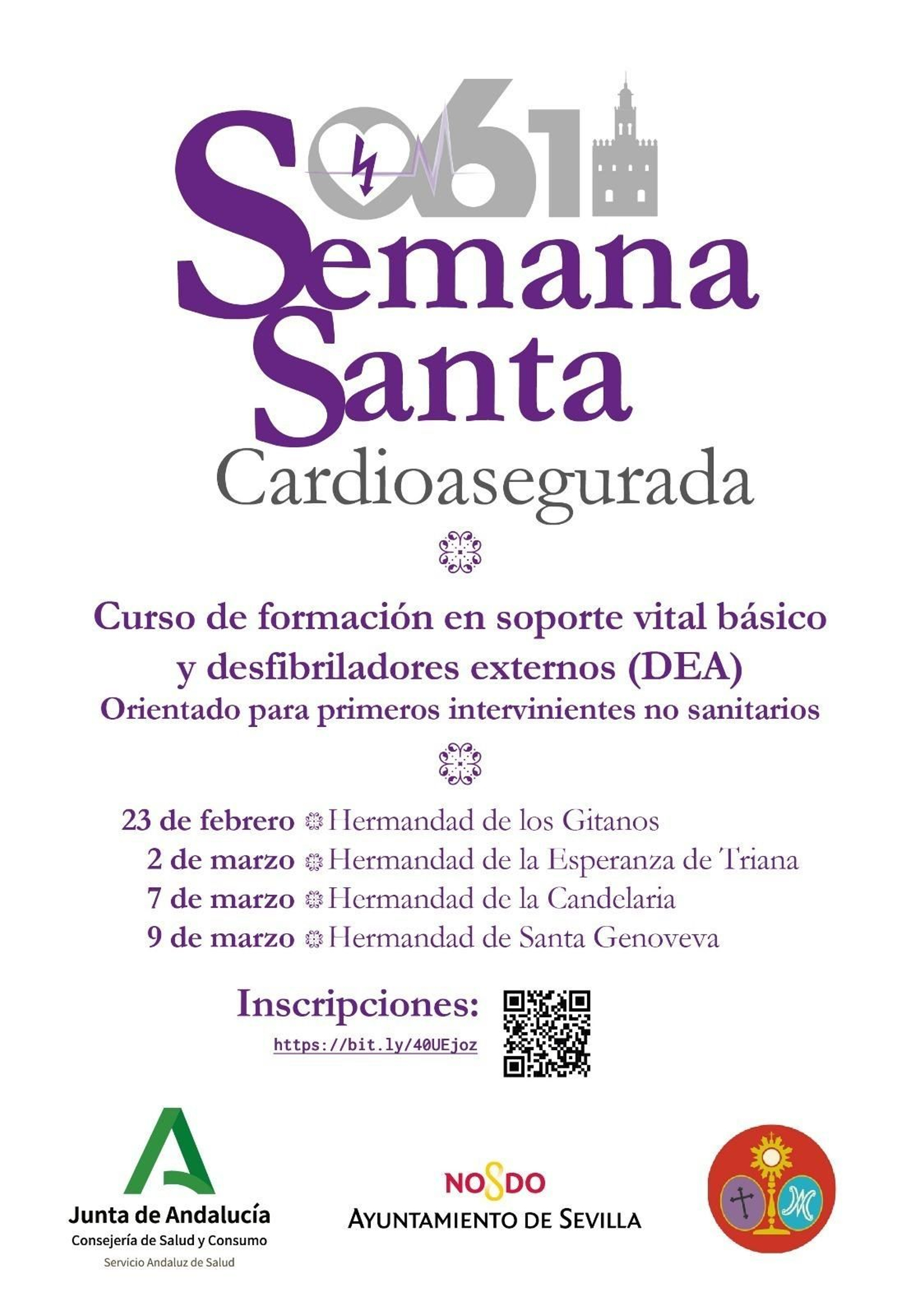 El cartel del programa puesto en marcha por el Consejo de Cofradías.