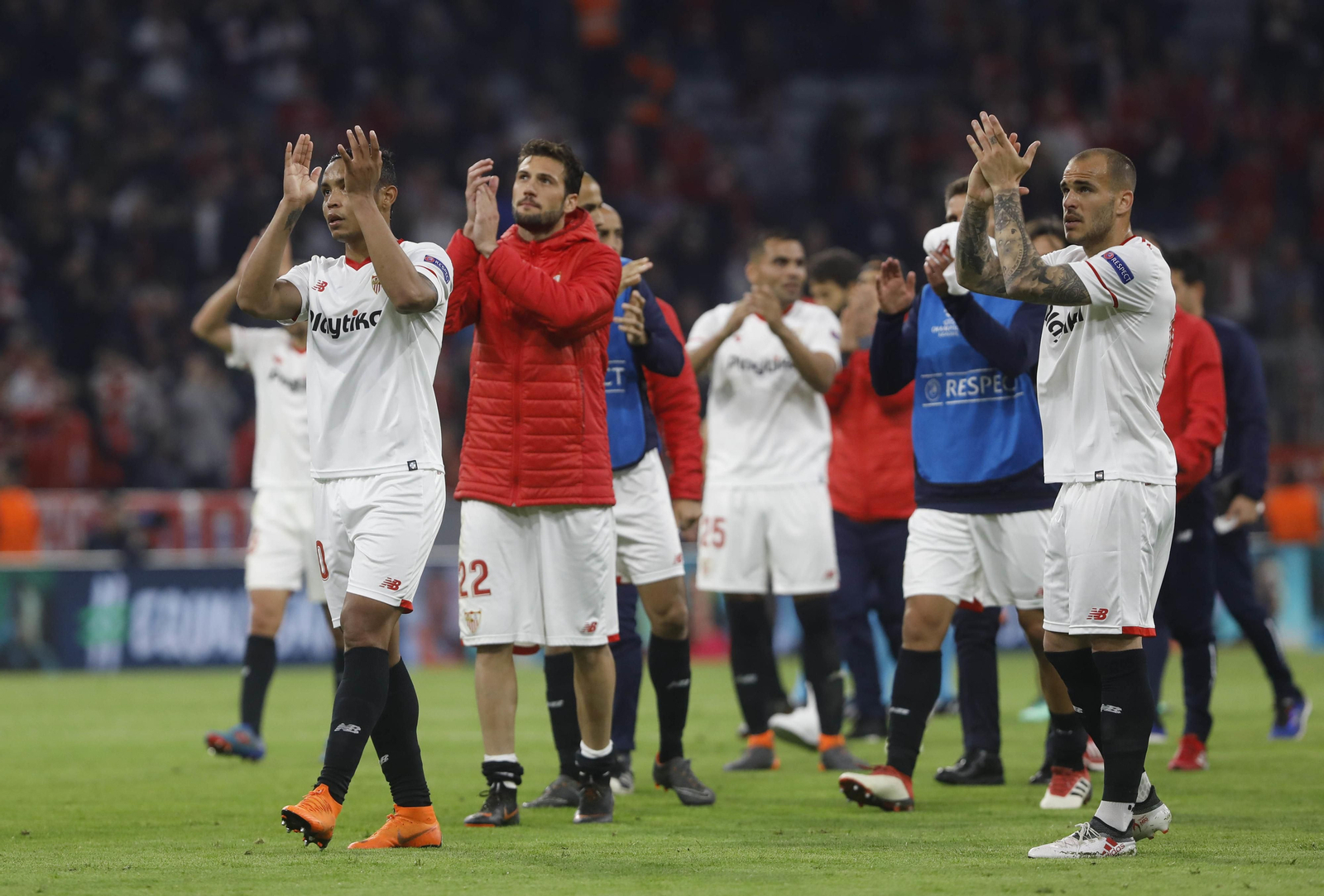 El Bayern Múnich-Sevilla FC, en imágenes