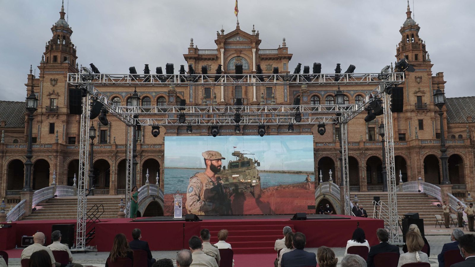 Un momento de la ceremonia.