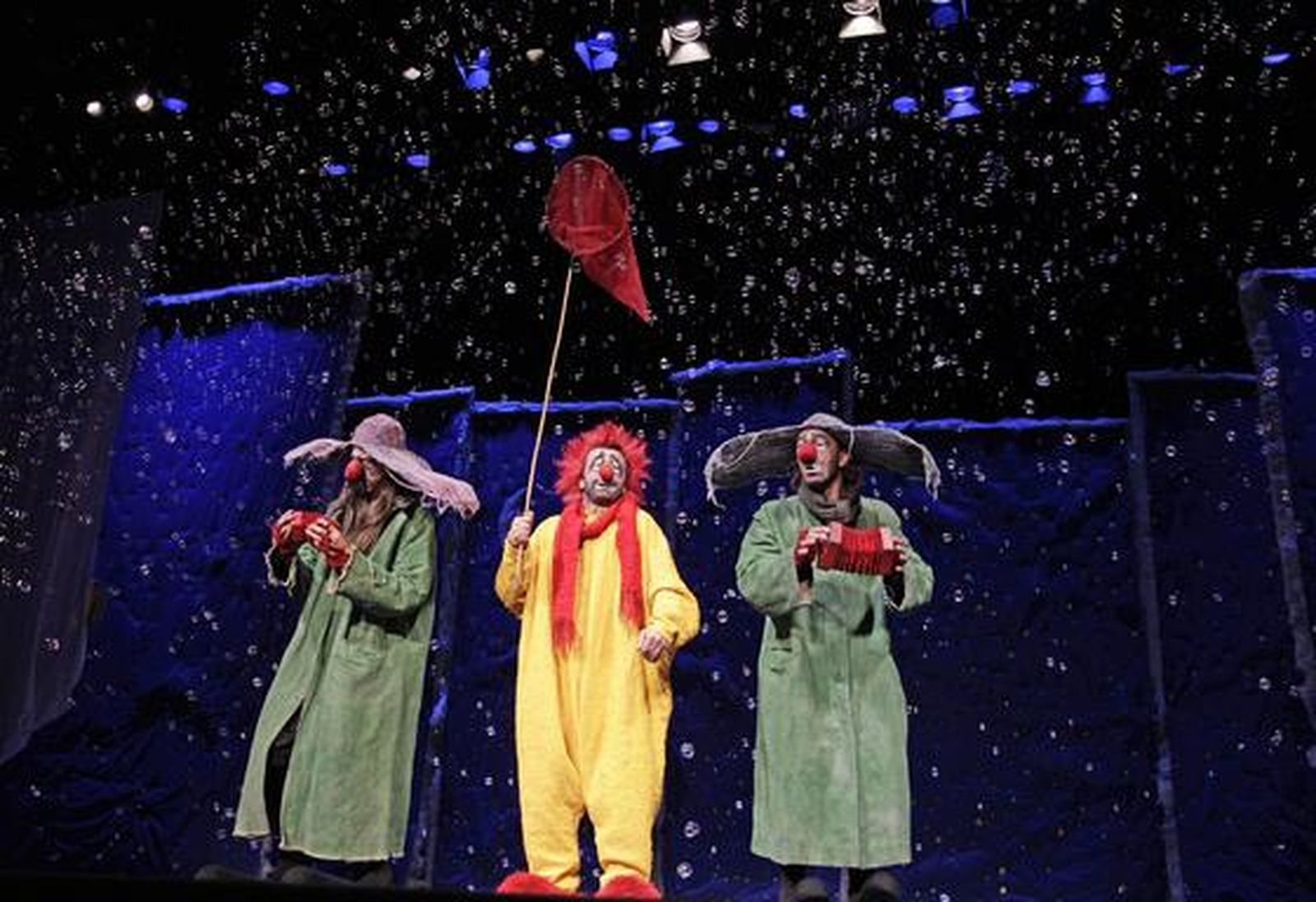 Una imagen de 'Slava's Snowshow', de la compañía de Slava Polunin. / Antonio Pizarro