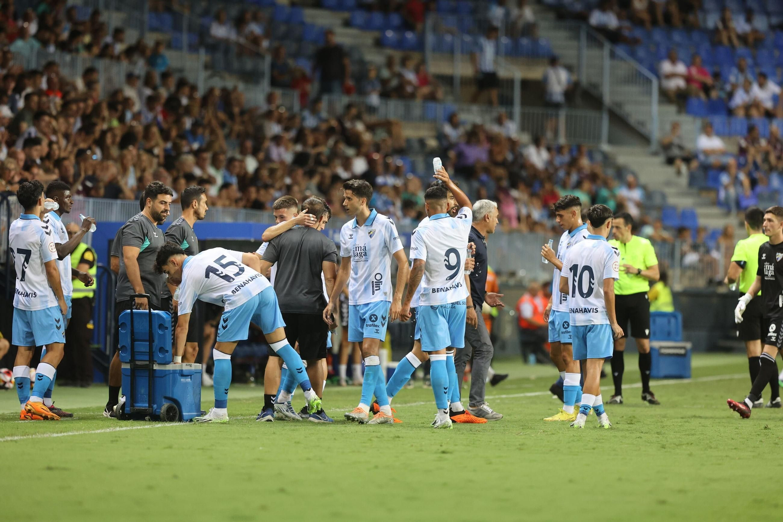 El paso de Sergio Pellicer por el Málaga CF, en fotos