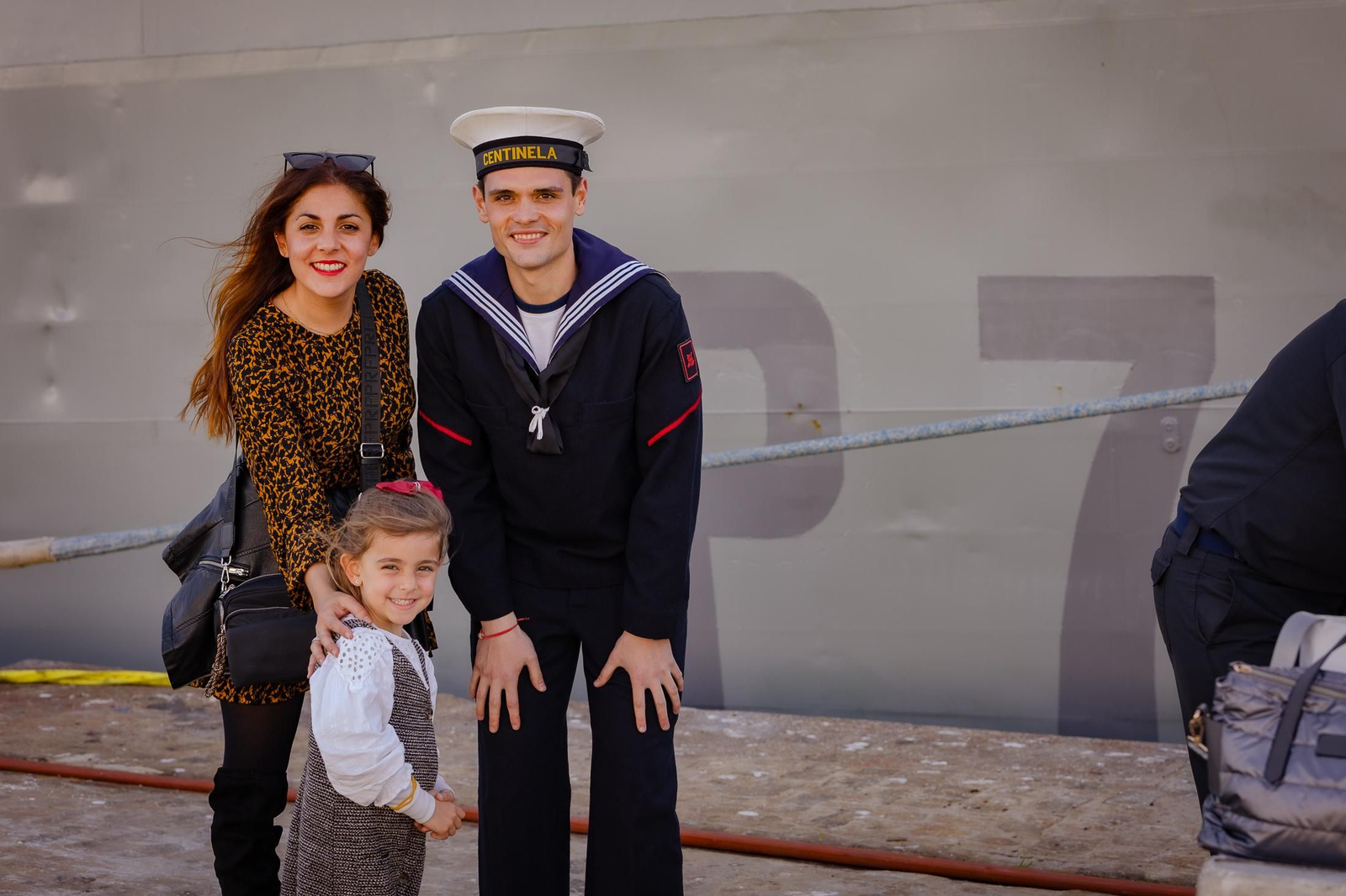 Imágenes del patrullero Centinela en el Muelle de Levante