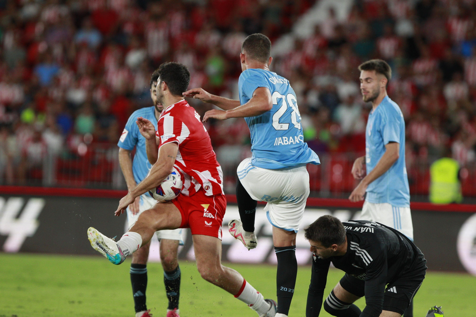 Imágenes del partido U.D. Almería-Real Club Celta de Vigo