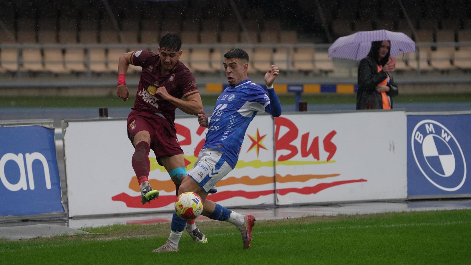 Sergio García, en un lance del encuentro.