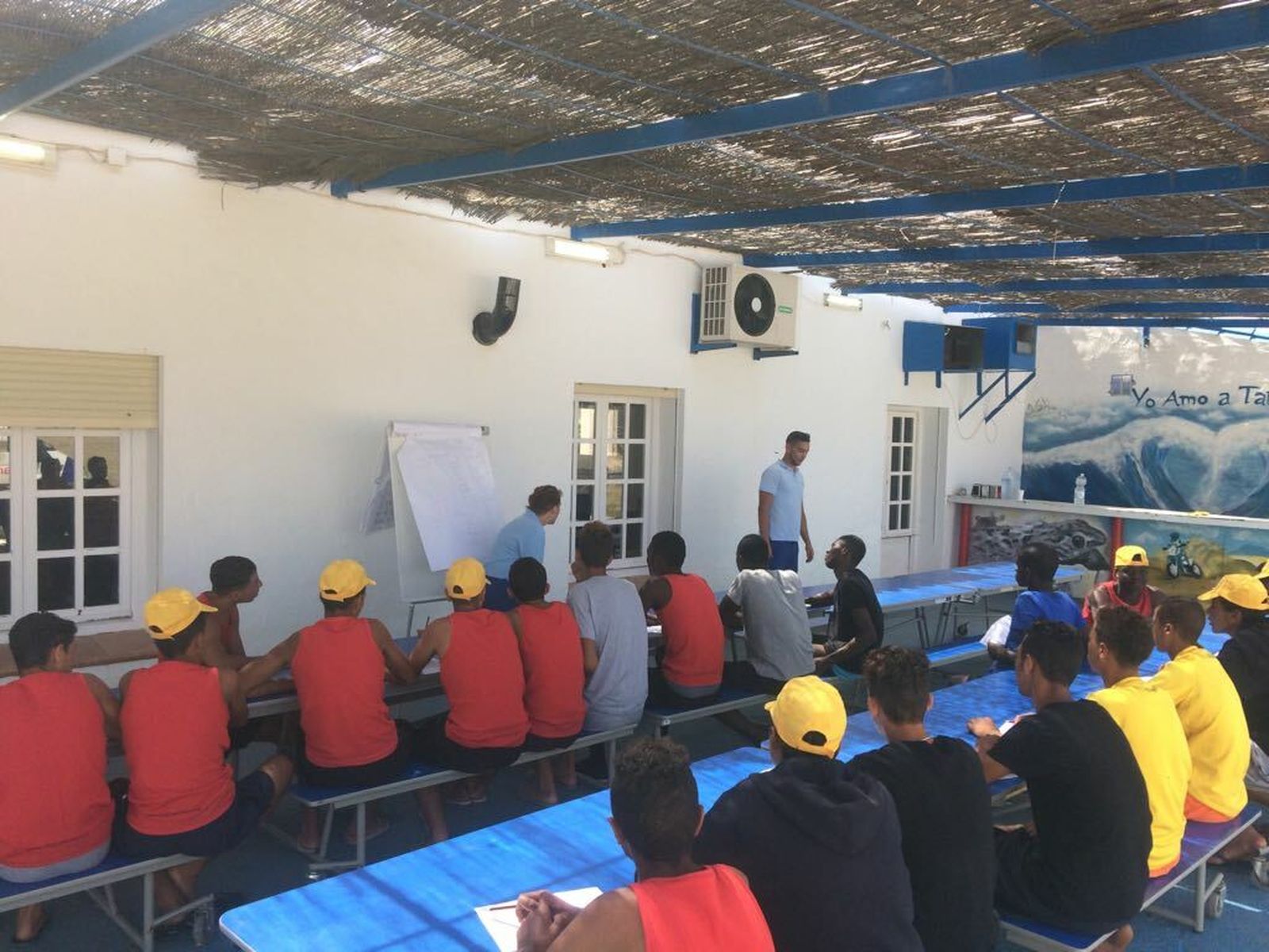 Uno de los centros de acogida de emergencia a menores inmigrantes del SAMU.