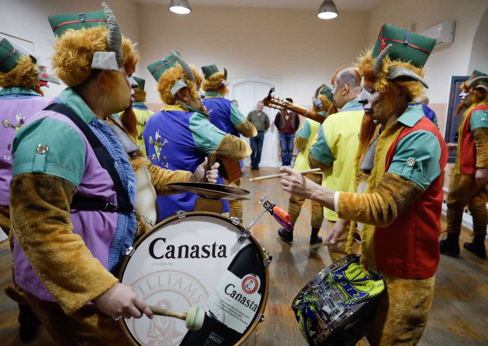 El ambiente en los camerinos