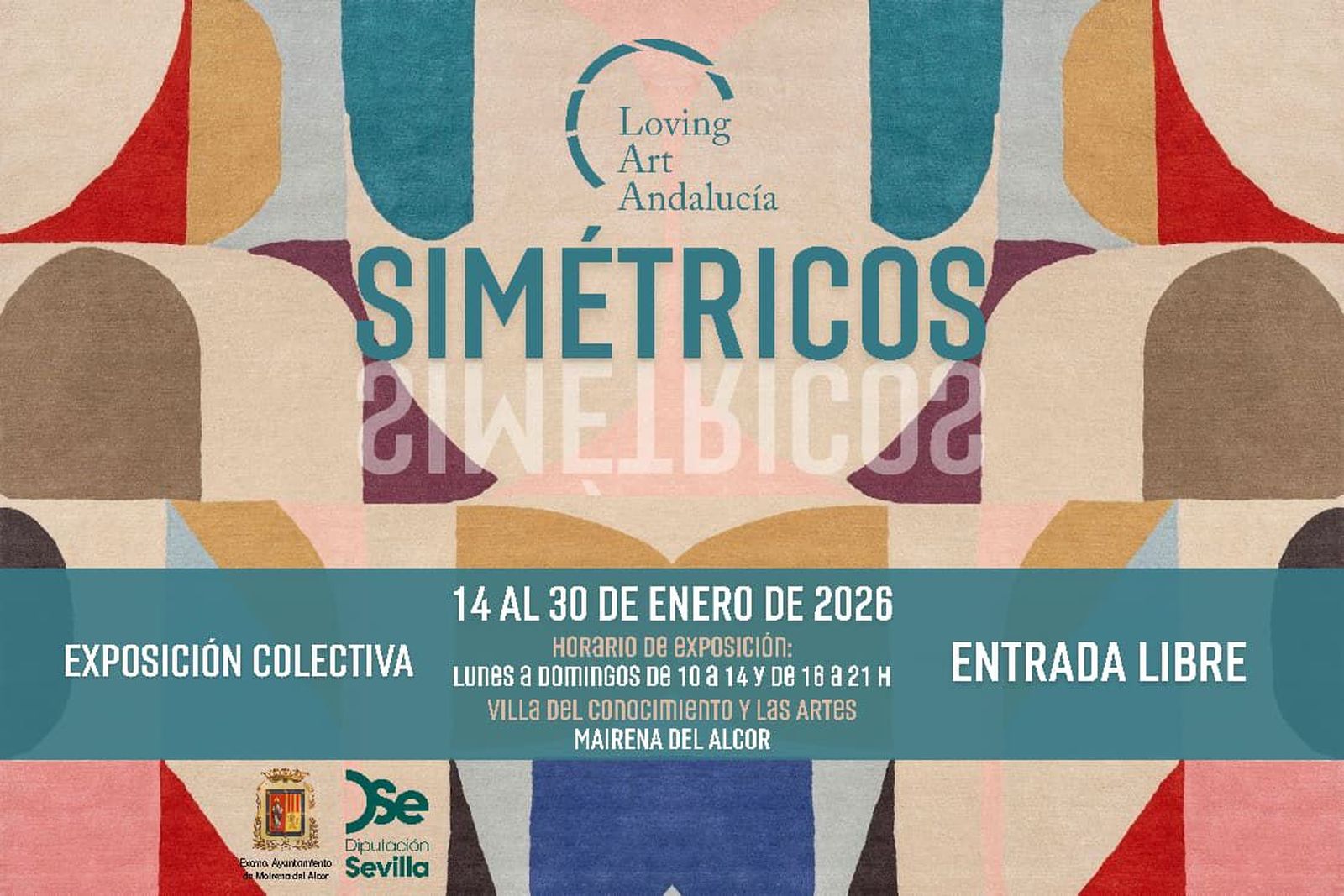 Simétros, la exposición temporal de Loving Art Andalucía en Mairena del Alcor