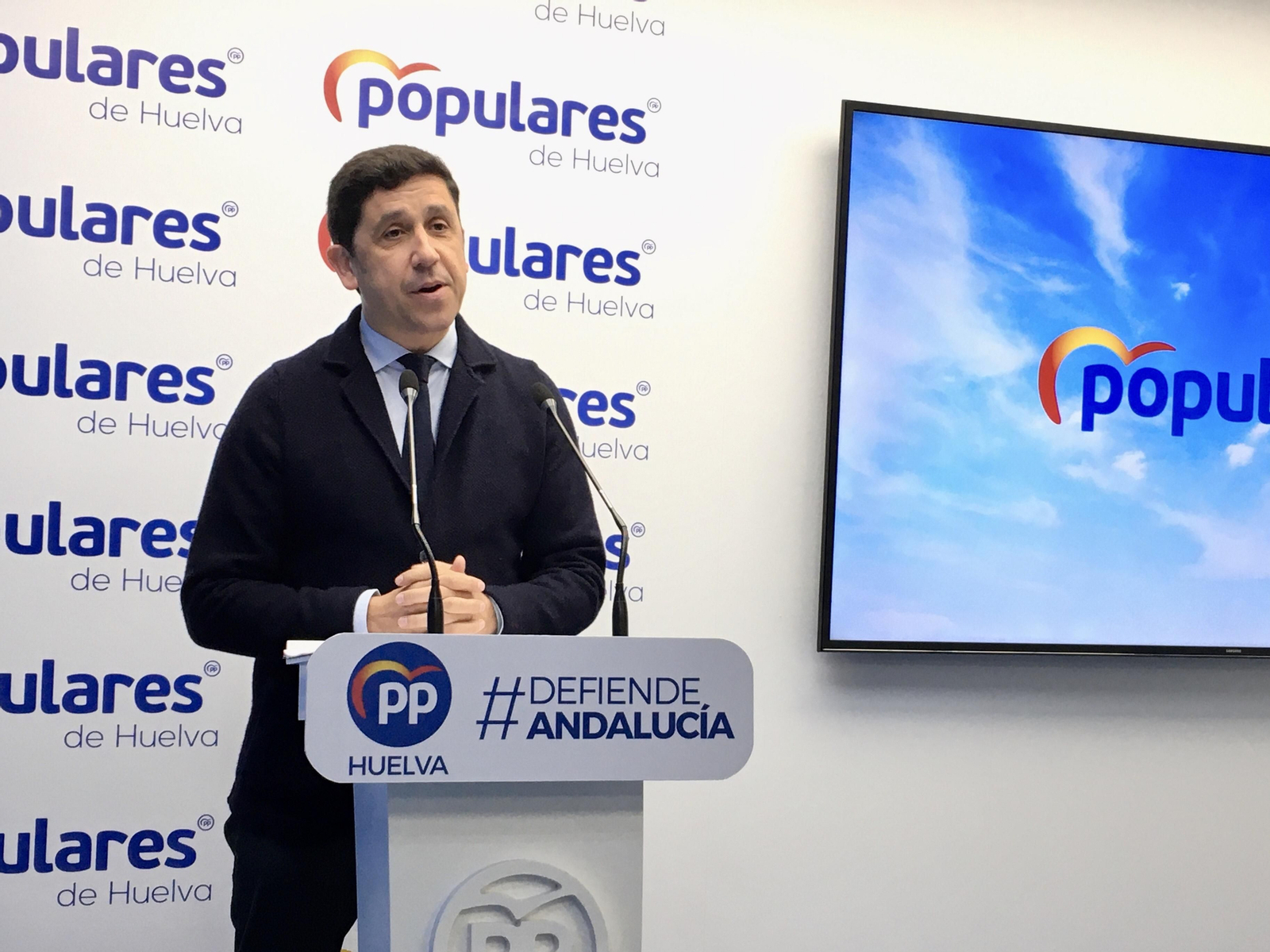 Alberto Fernández, secretario general del PP de Huelva.