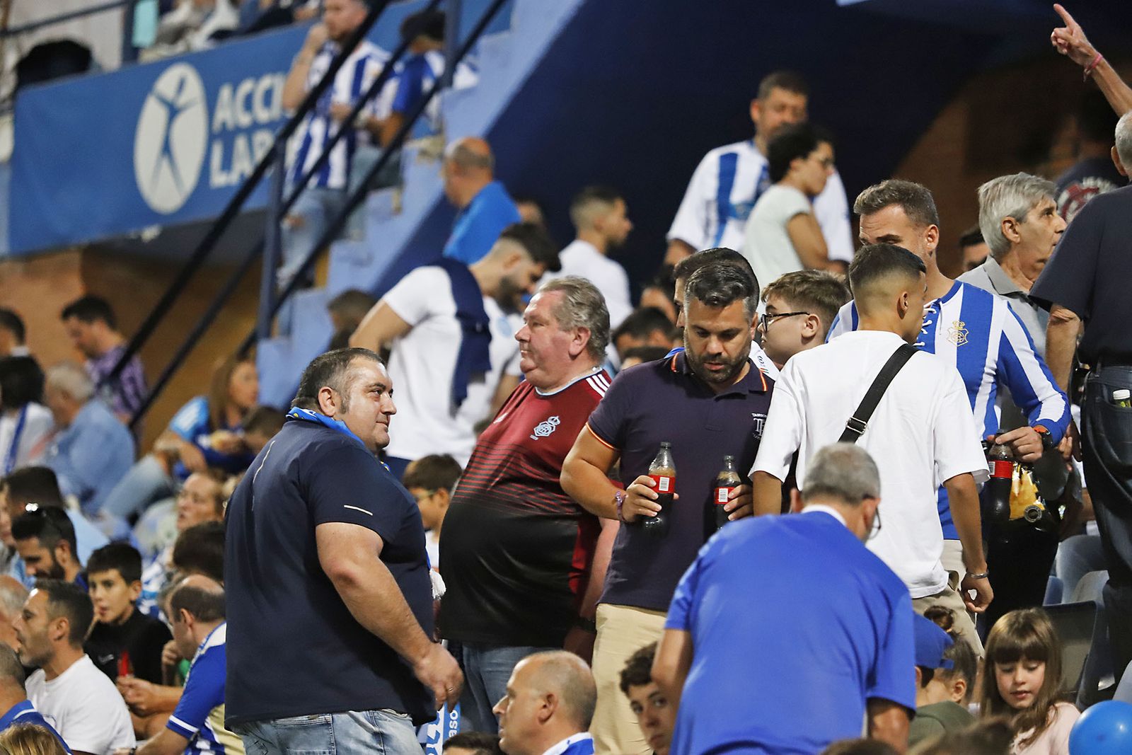 Imágenes del ambiente en el encuentro entre el Recreativo de Huelva y el CD Castellón