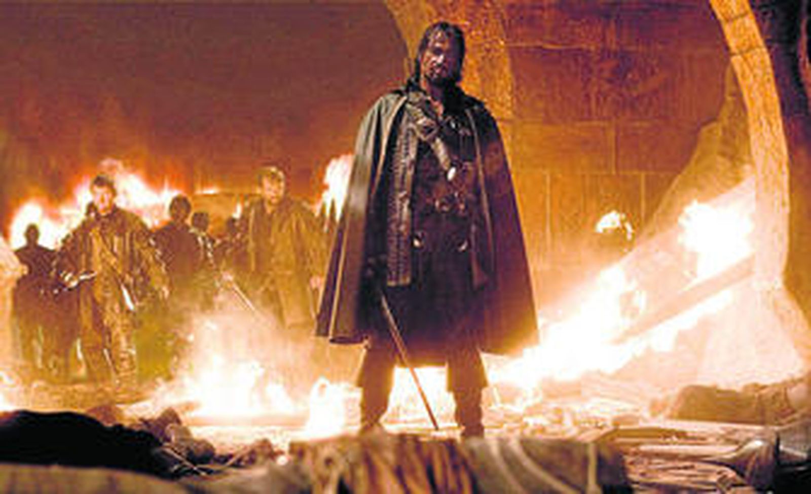 Solomon Kane en plena faena eliminando demonios.