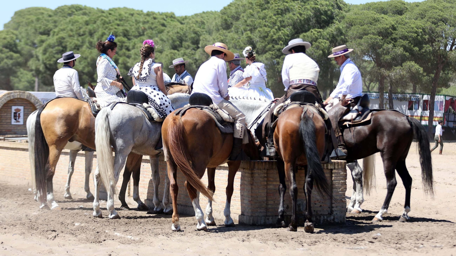 Jueves de camino de la Hdad de Jerez por el Coto Doñana