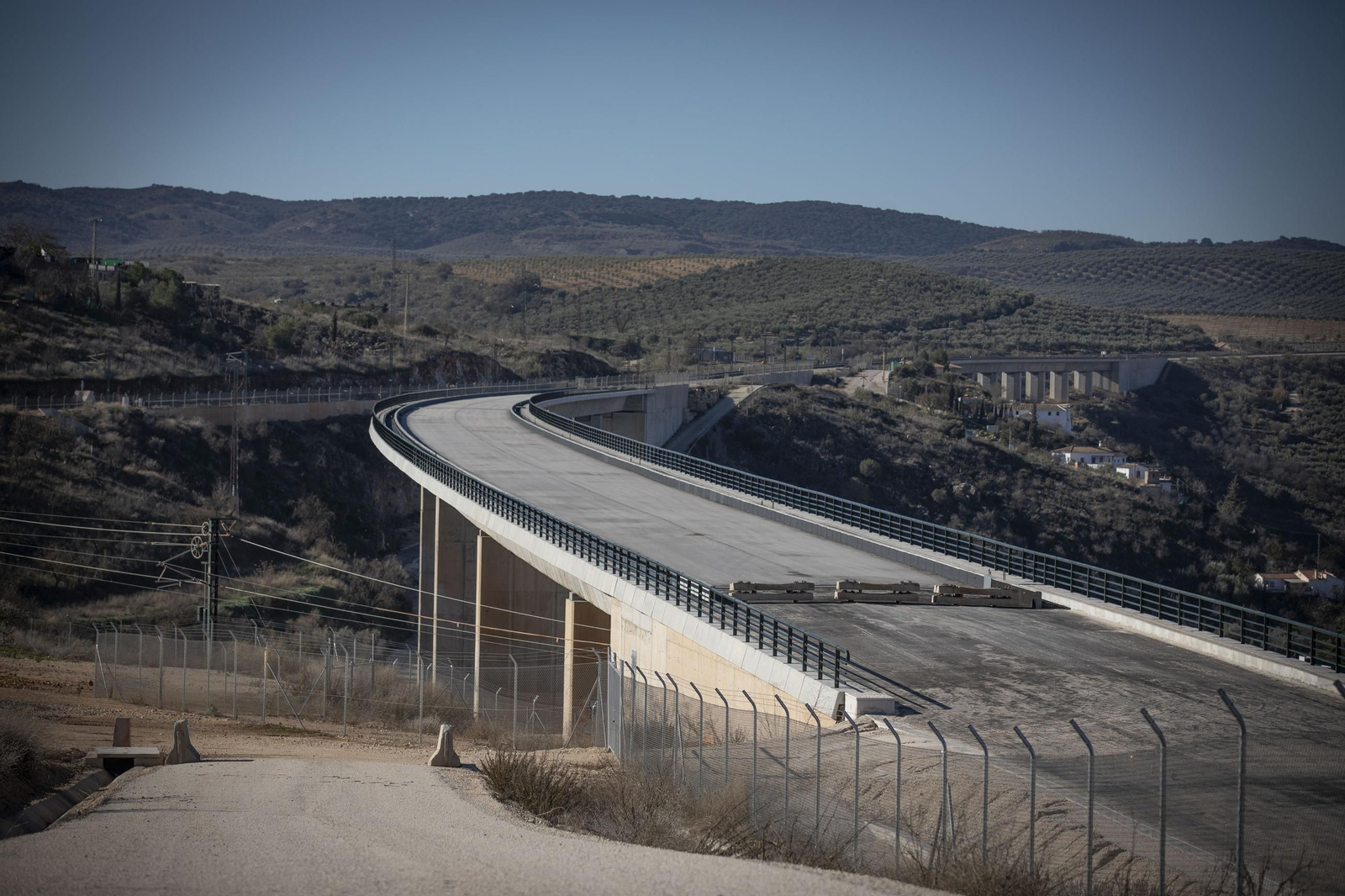Así están las obras del tramo de Riofrío de la Variante de Loja después de nueve meses en obras