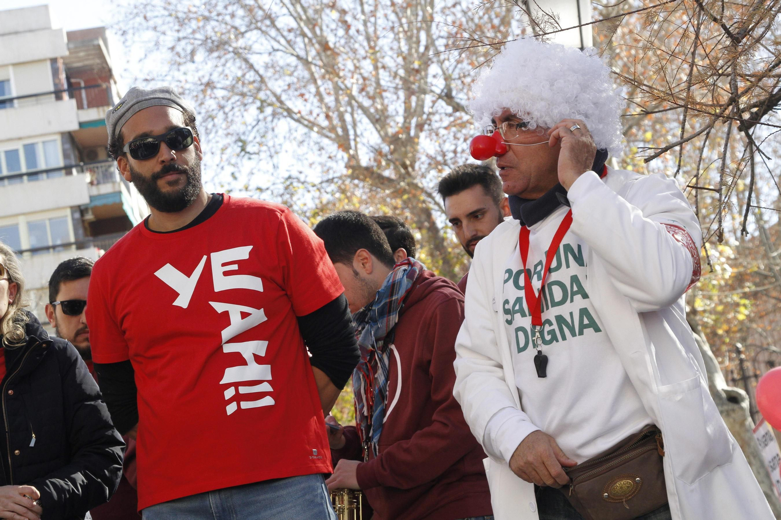 La marea blanca, en Granada