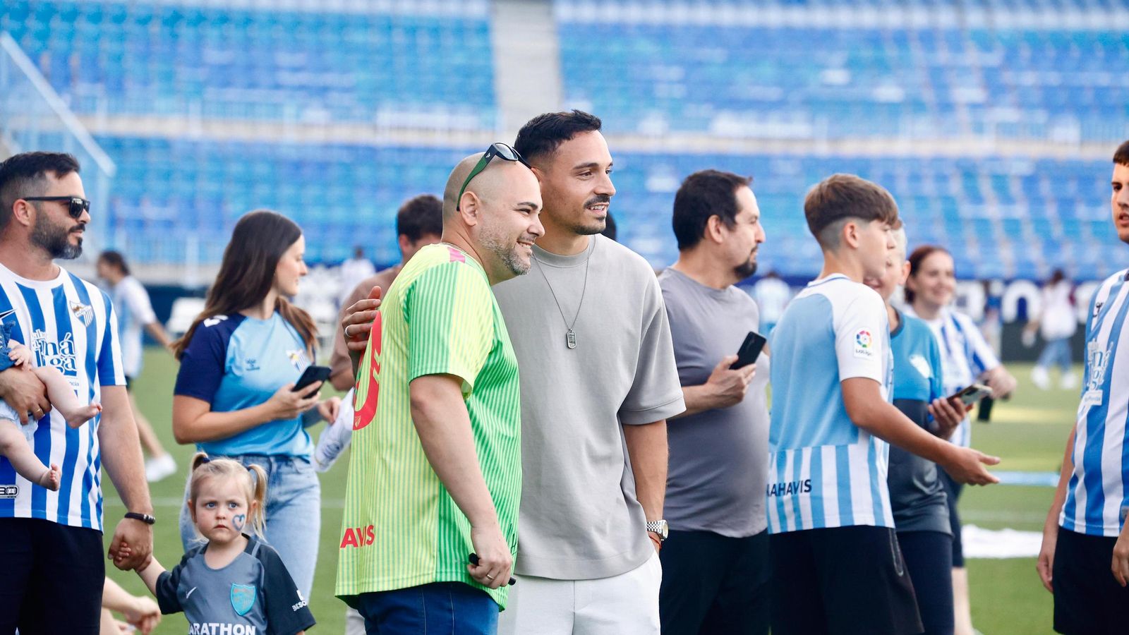Las fotos del picnic en La Rosaleda para aficionados del Málaga