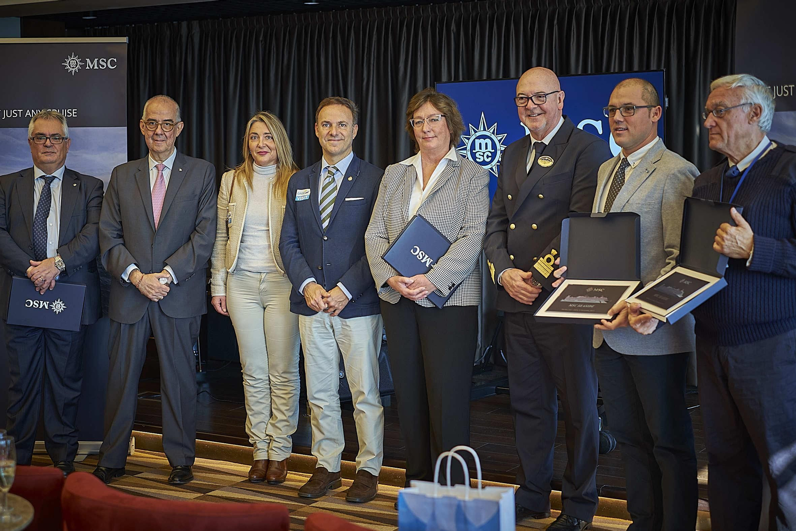 Primera escala en Cádiz del crucero MSC Seaside