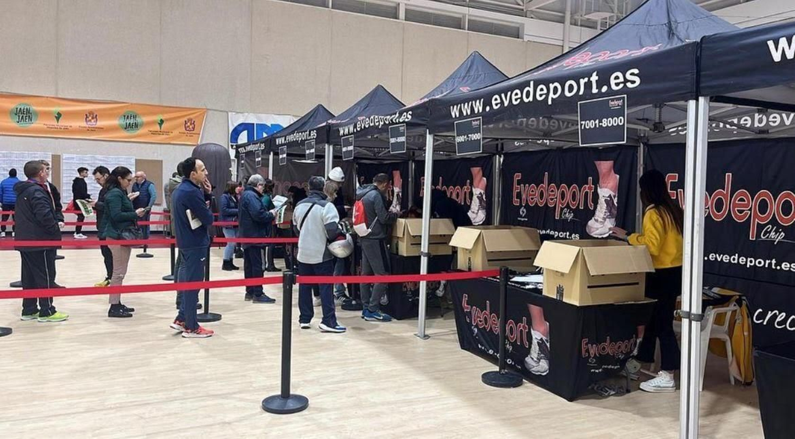 Recogidas de dorsales de San Antón.