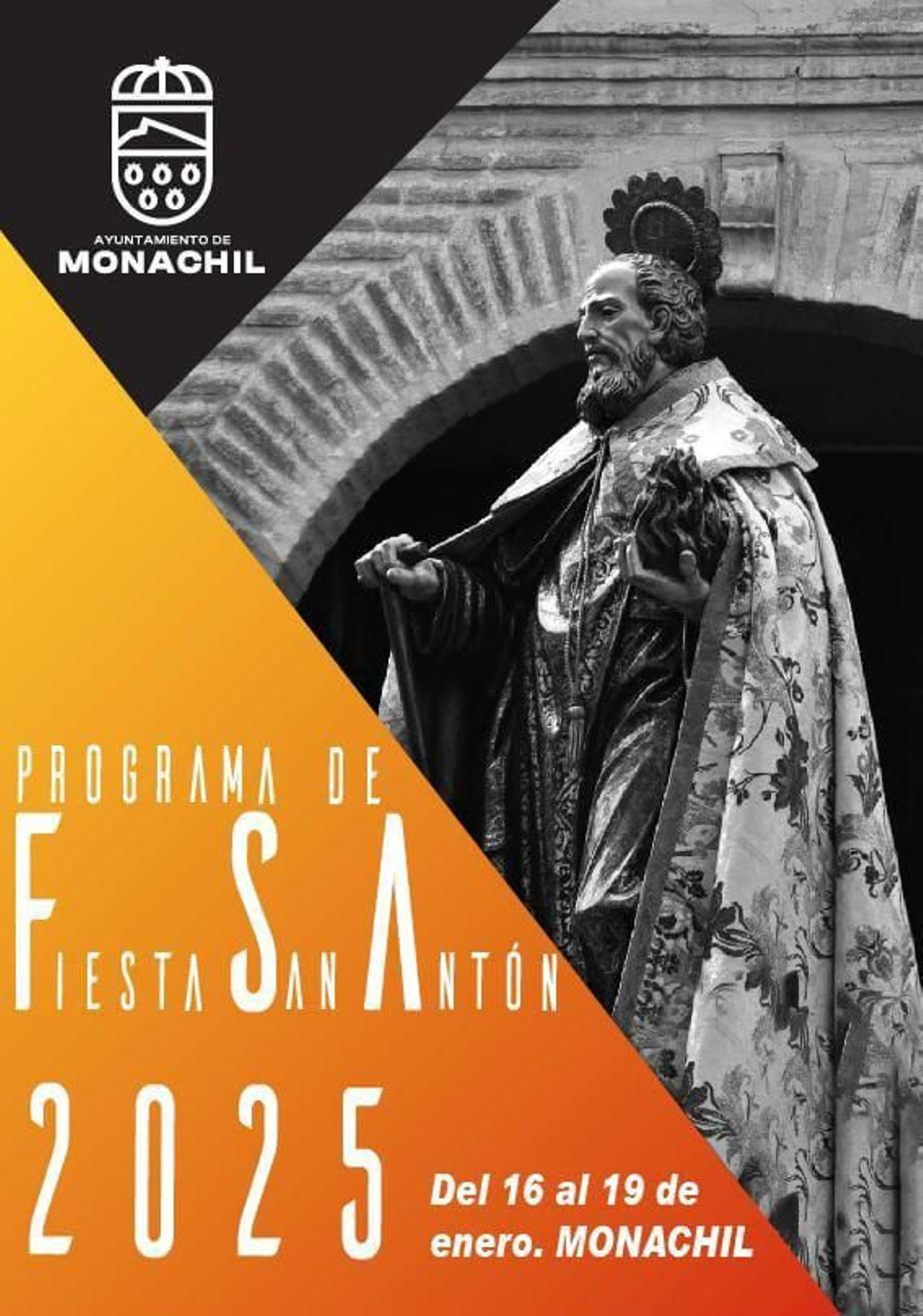 Cartel oficial de las Fiestas San Antón 2025.