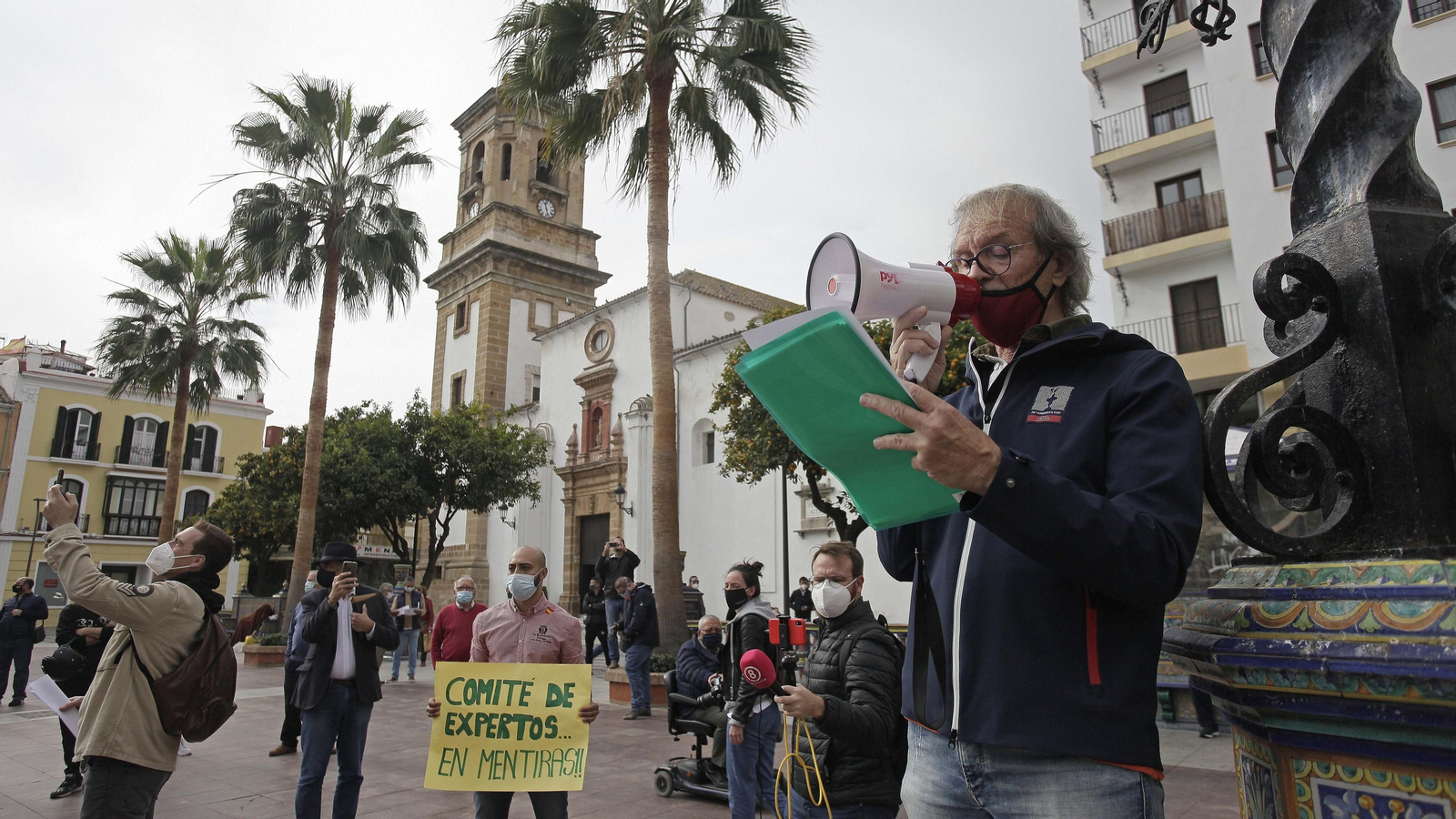 Fotos de la manifestación de la hostelería en Algeciras