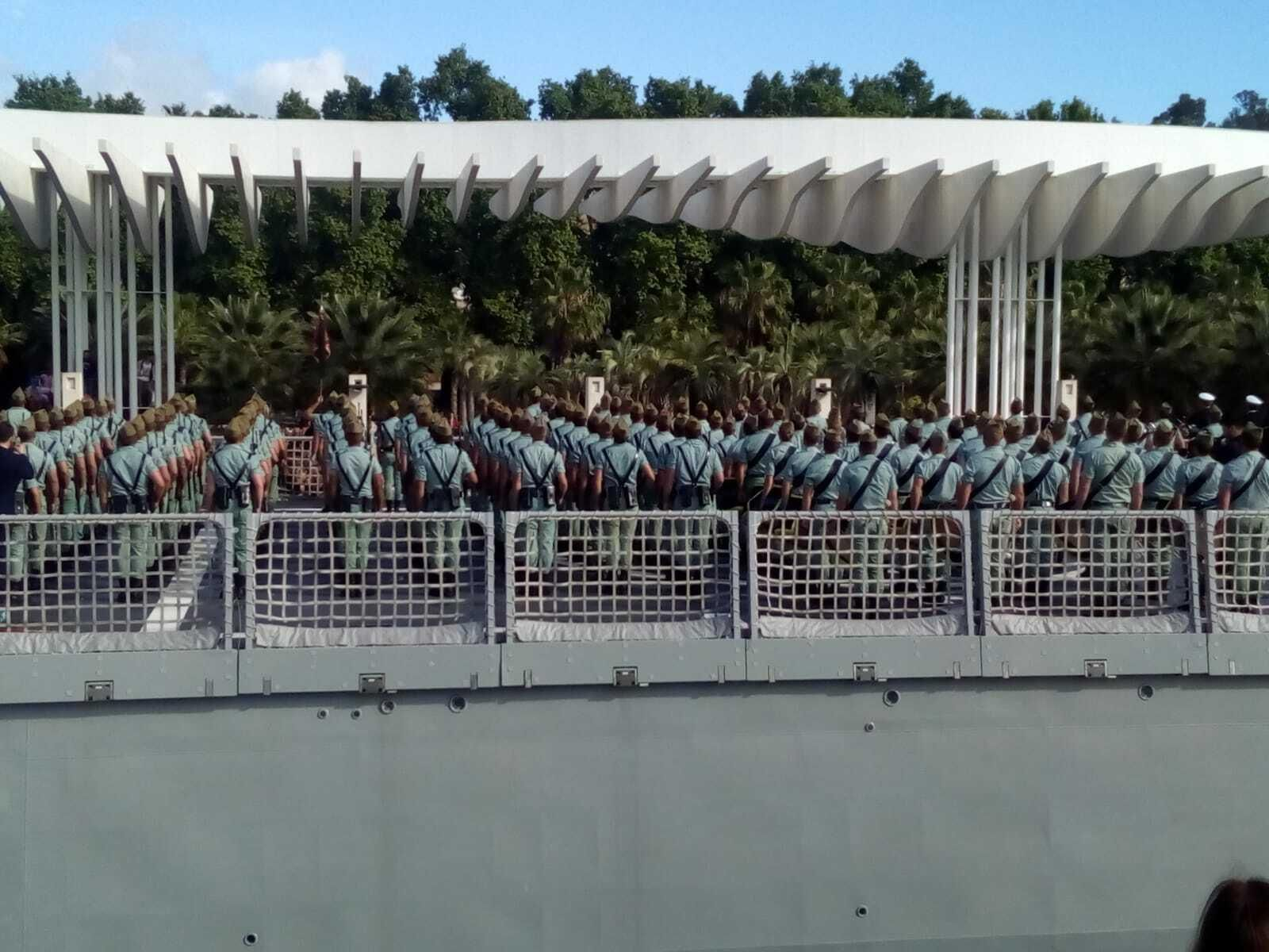 Las fotos del desembarco de la Legión en Málaga