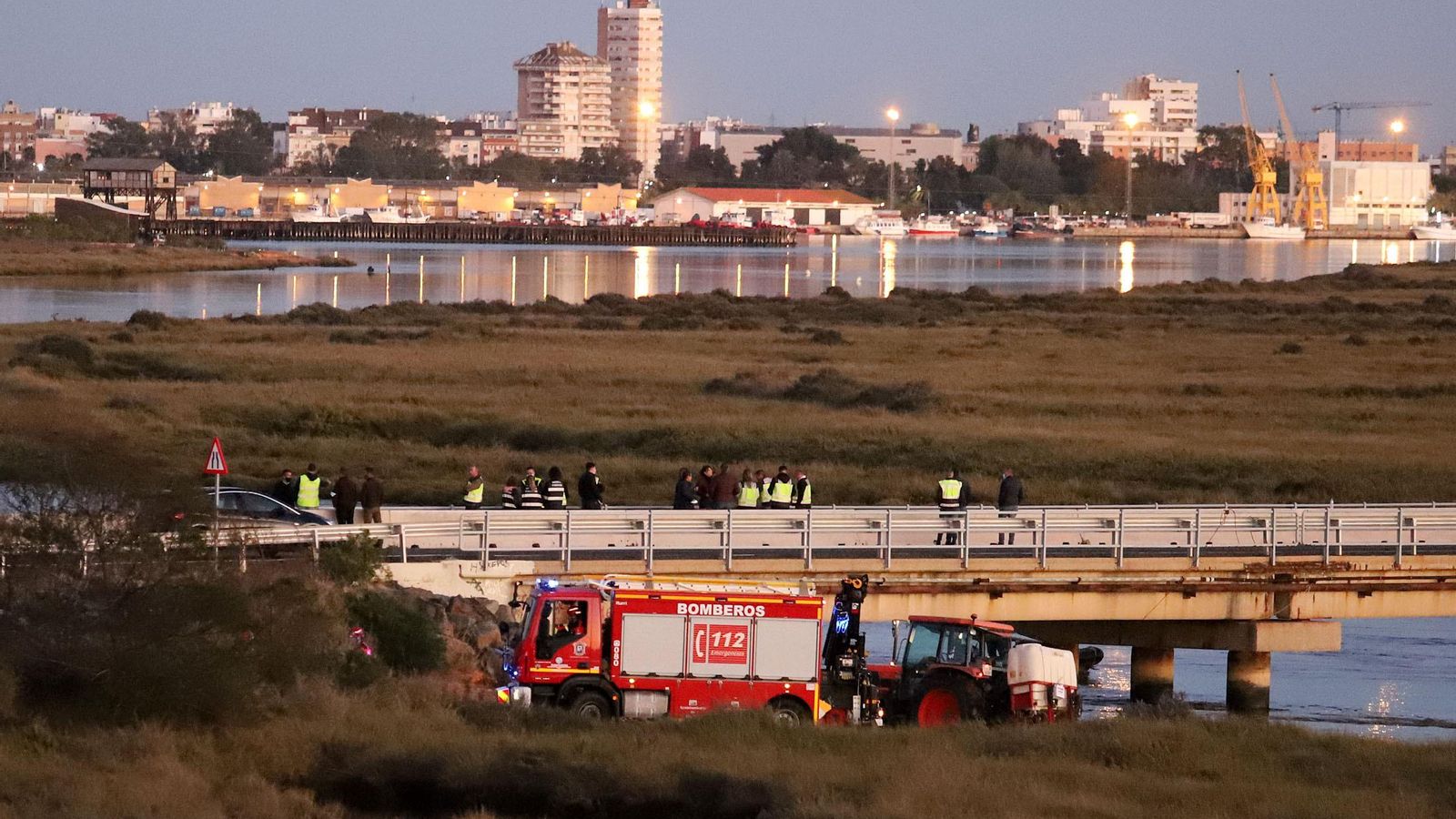 Lugar donde apareció el vehículo con los cuerpos de Enrique y Paqui.