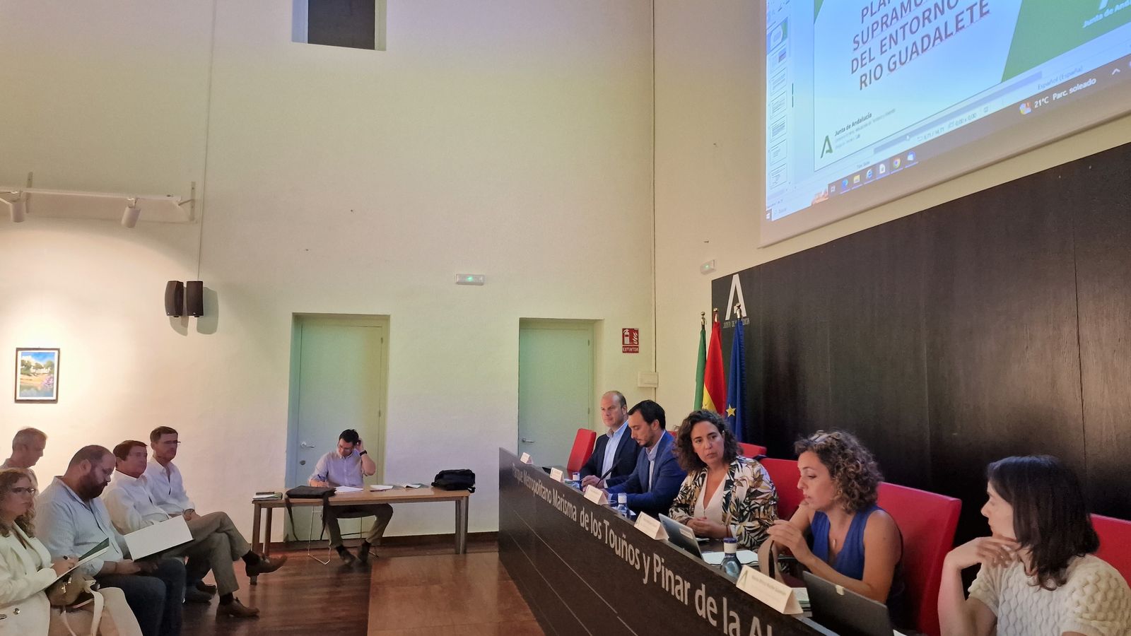 La mesa de trabajo del Plan Especial del entorno del río Guadelete.