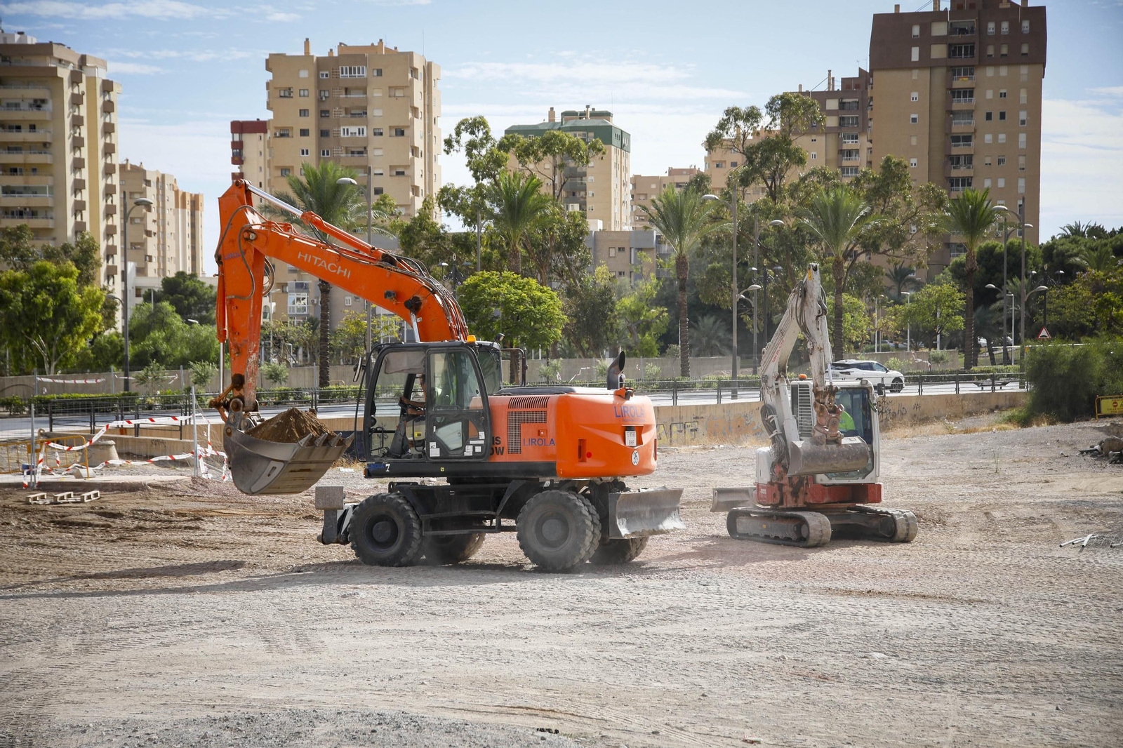 Te contamos en imágenes como avanzan las obras de la rambla de San Antonio en Aguadulce