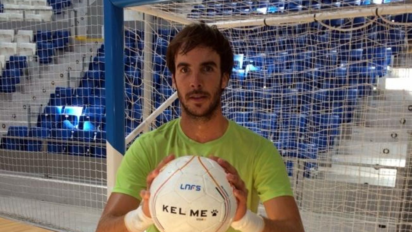 El cordobés Carlos Barrón, portero del Palma Futsal. El cordobés Carlos Barrón, portero del Palma Futsal.