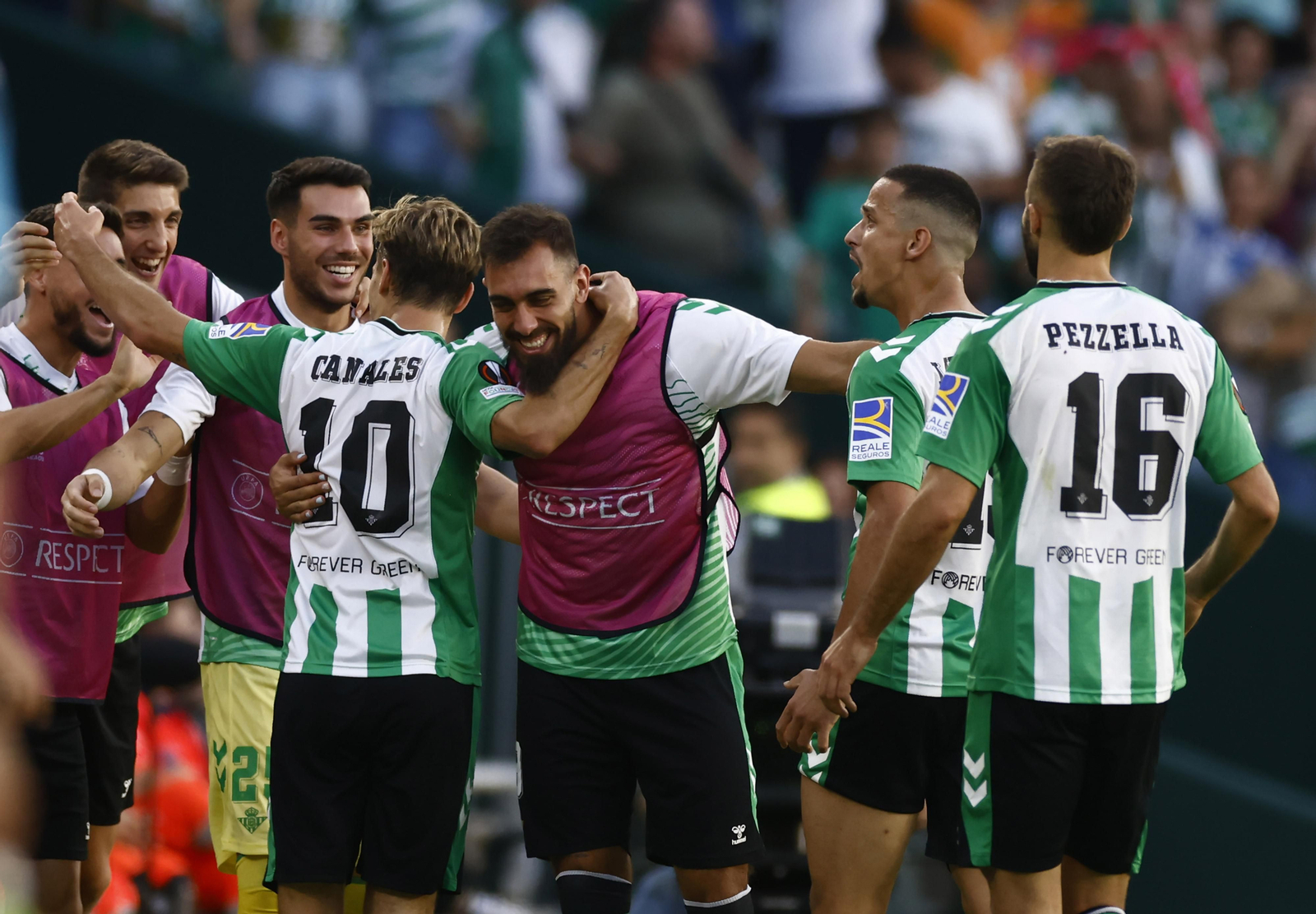 Las imágenes del Betis-Roma