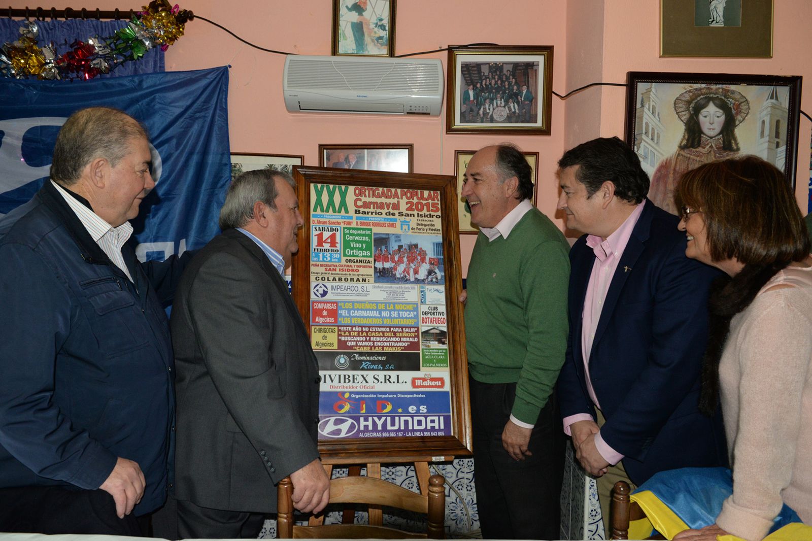 Blanco y Landaluce, en la presentación de una Ortigada Popular.