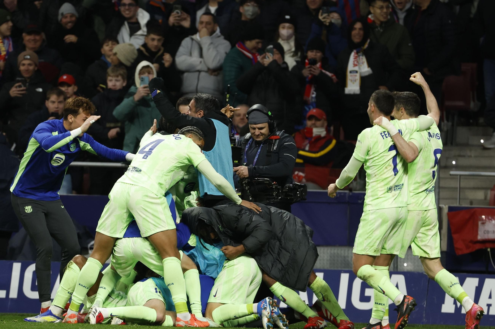 Las fotos de la remontada en el Atlético - Barcelona