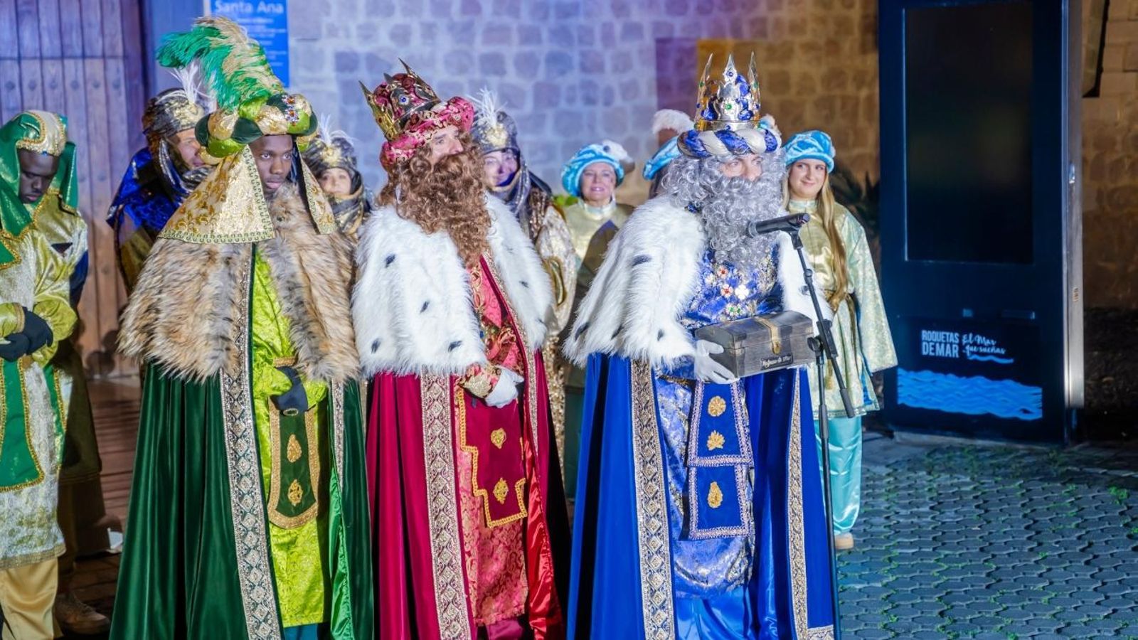 Los Reyes Magos fueron recibidos con honores en el municipio roquetero.