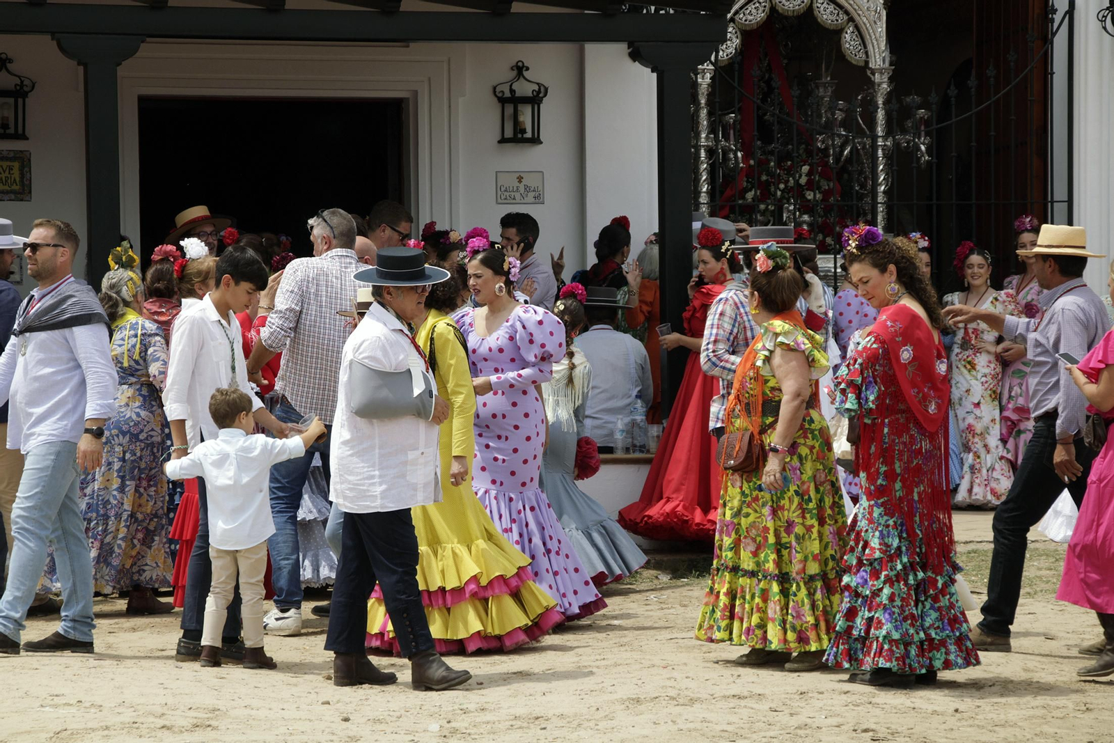 Así se vive la romería en las casas de la aldea