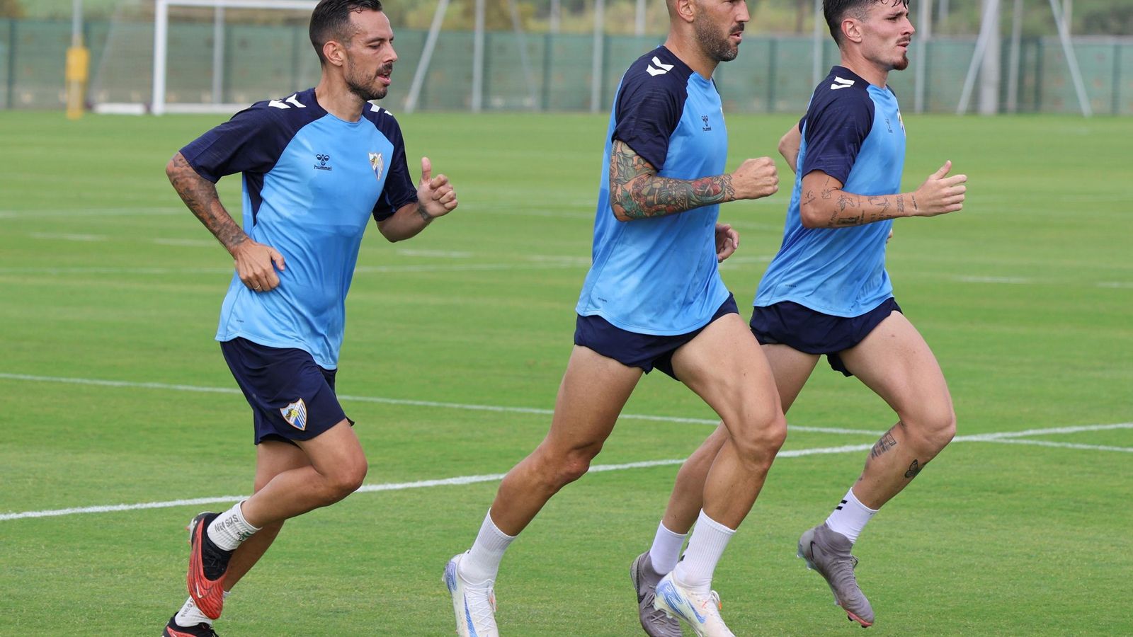 El Málaga CF prueba la Ciudad Deportiva de Arraijanal