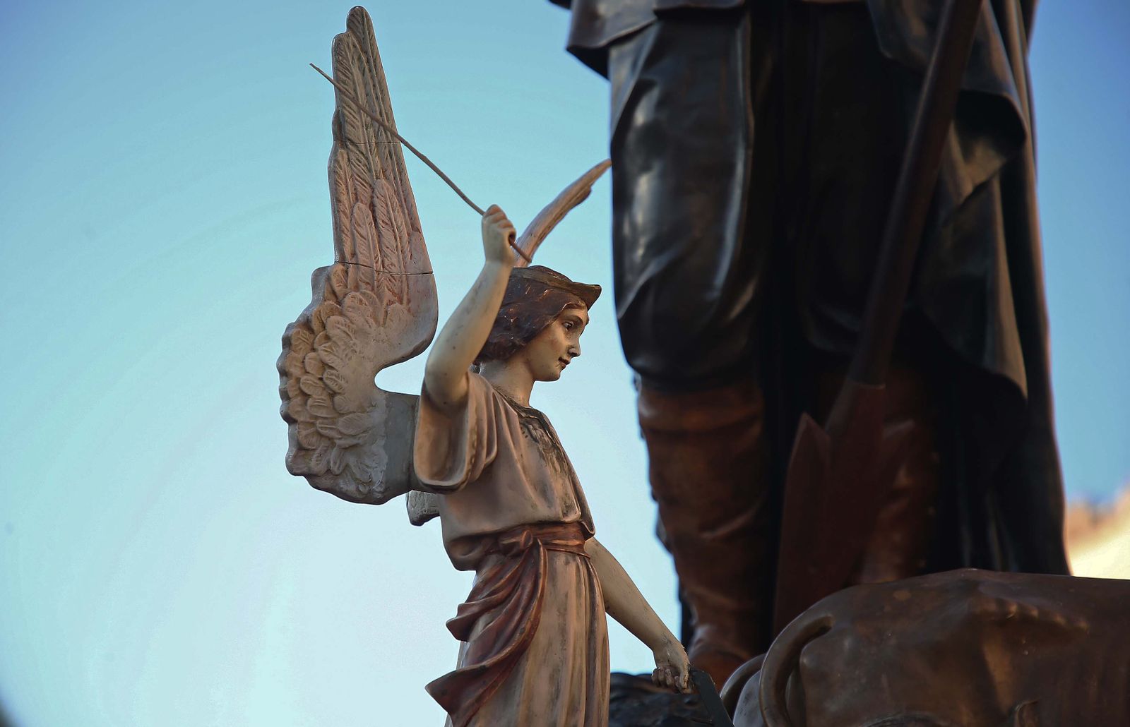 El regreso a su templo de la Virgen de la Luz de Tarifa, en imágenes