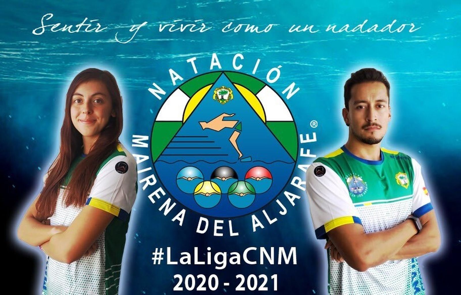 Un nadador prepara una salida en #LaLigaCNM.