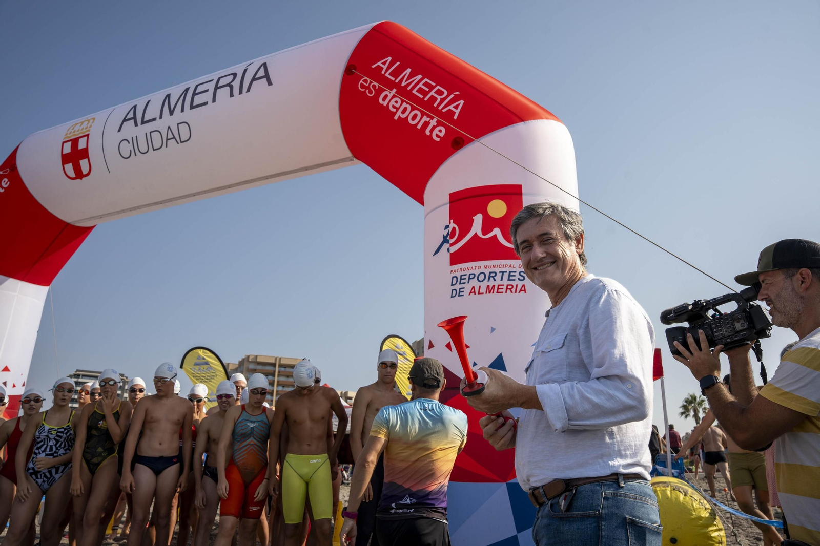 Travesía a nado Carlos Tejada de Almería