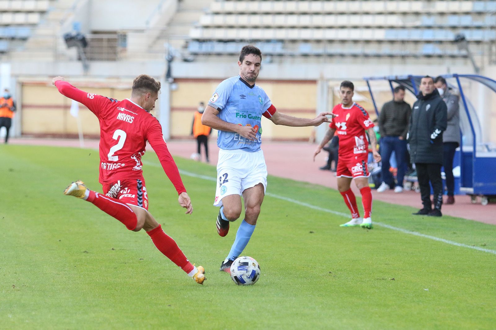 Toni Arranz durante un duelo en Santo Domingo.