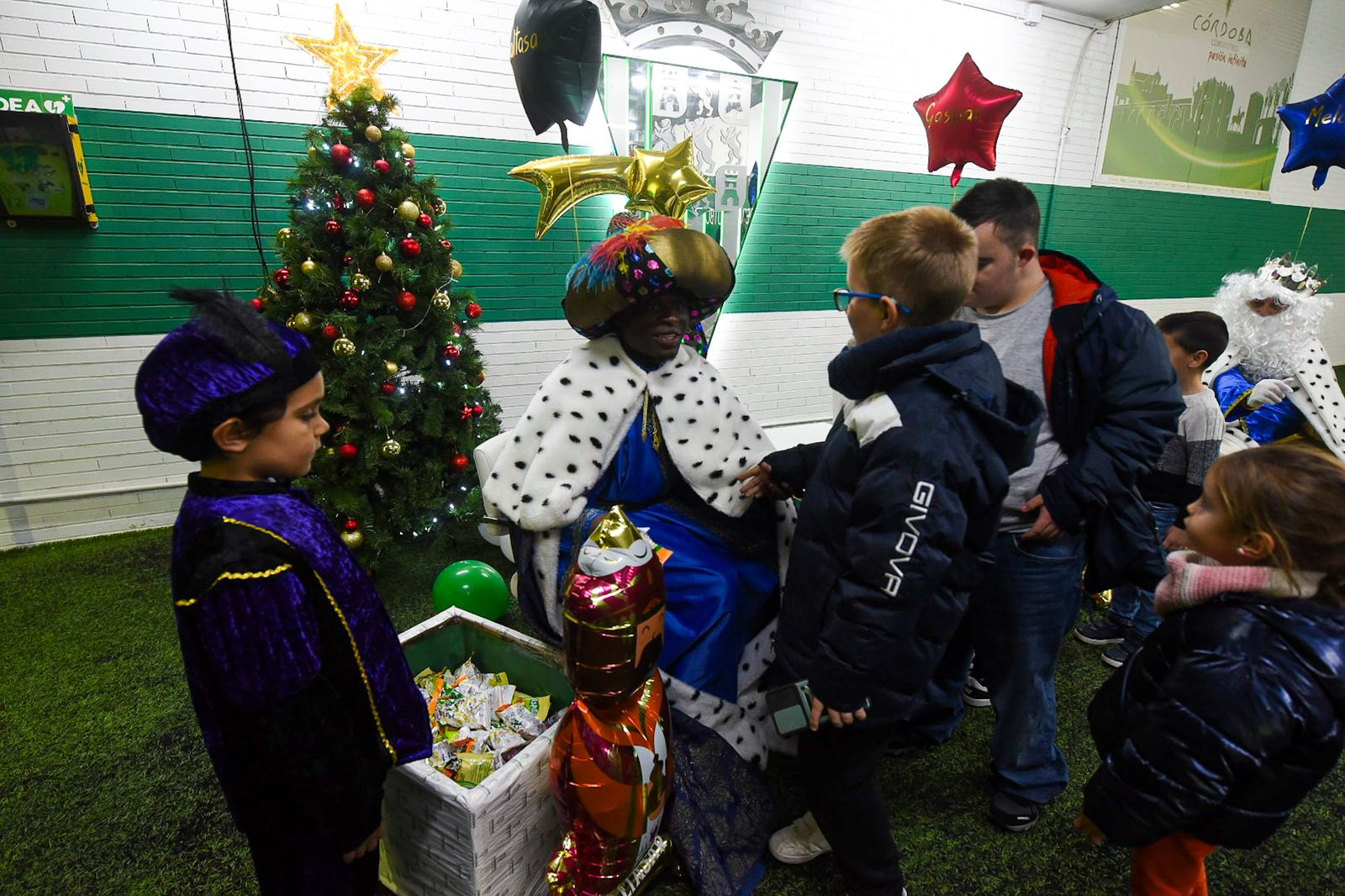 Las mejores fotos de la recepción del Córdoba CF a los Reyes Magos en El Arcángel