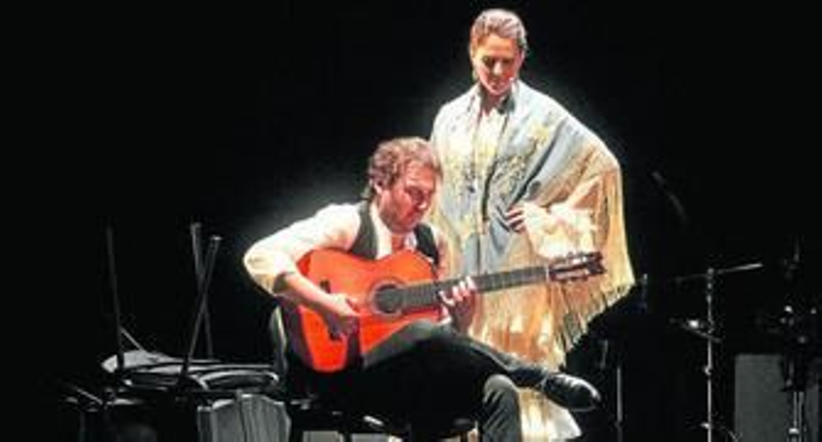 Imagen del espectáculo, ayer en el teatro Florida de Algeciras.