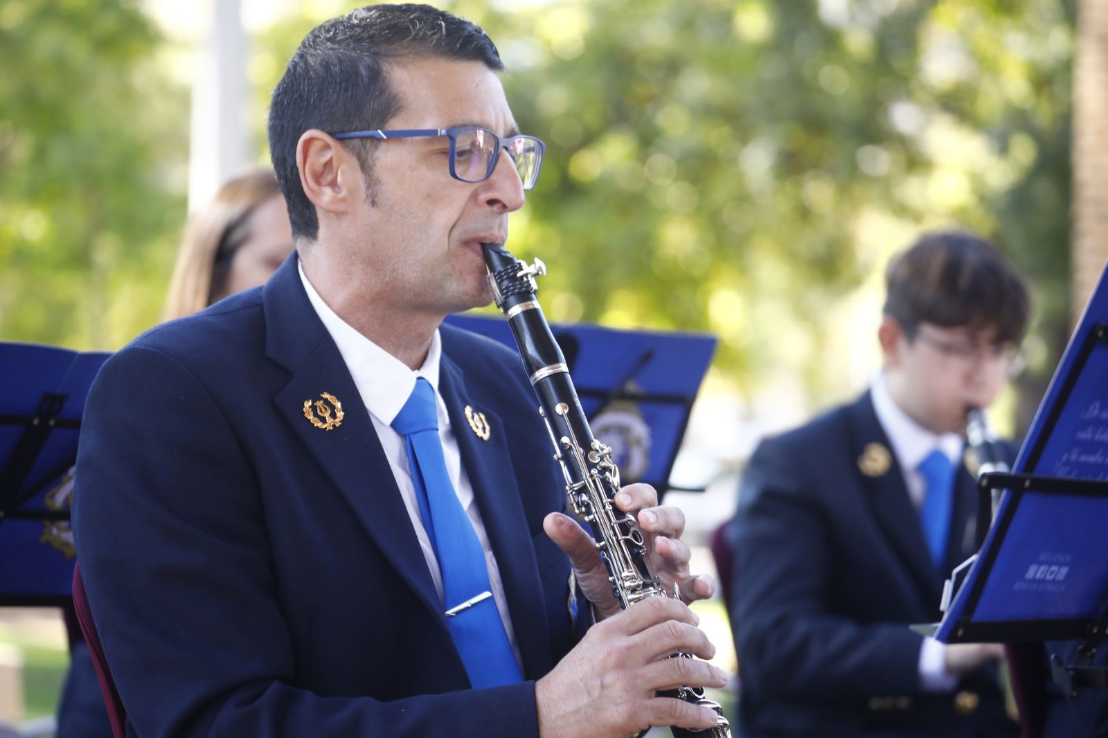 La banda de música de la Estrella inaugura Viento Joven en el quiosco de La Victoria de Córdoba