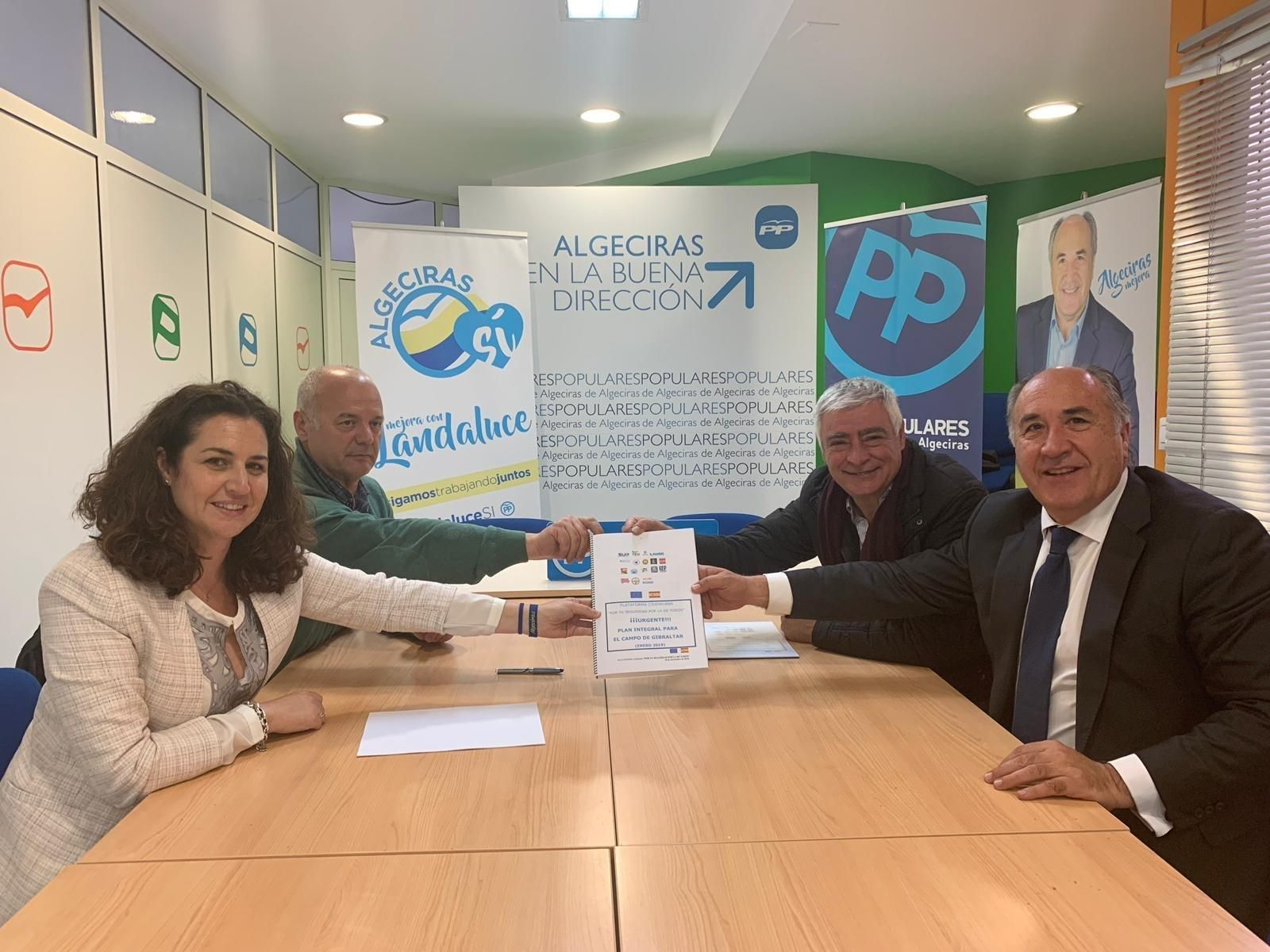 Paula Conesa, José Luis Díaz, Paco Mena y José Ignacio Landaluce.