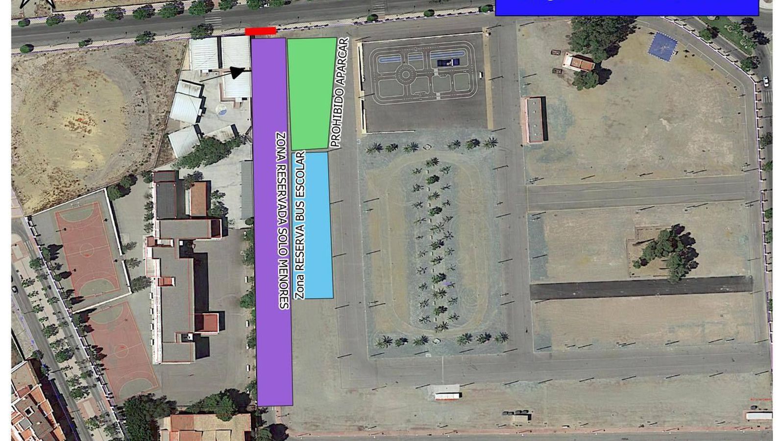 Dispositivo en el Colegio San José de Calasanz.