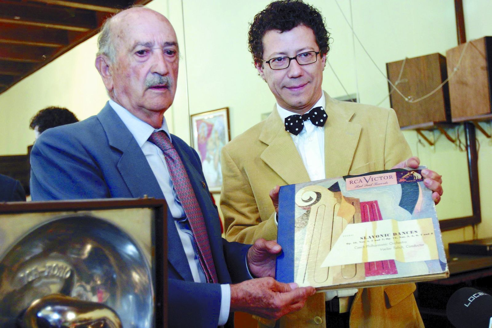 Antonio Navarro Linares junto a Reynaldo Fernández Manzano en una imagen de archivo.