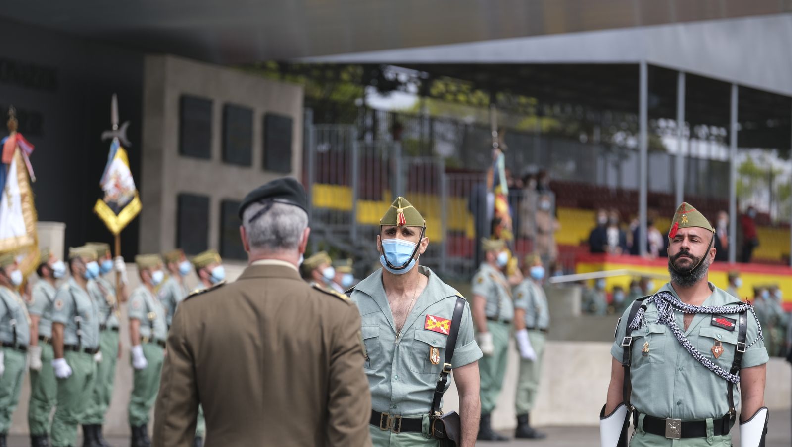 Fotogalería toma de posesión del General Melchor Marín Elvira. La Legión. Almería