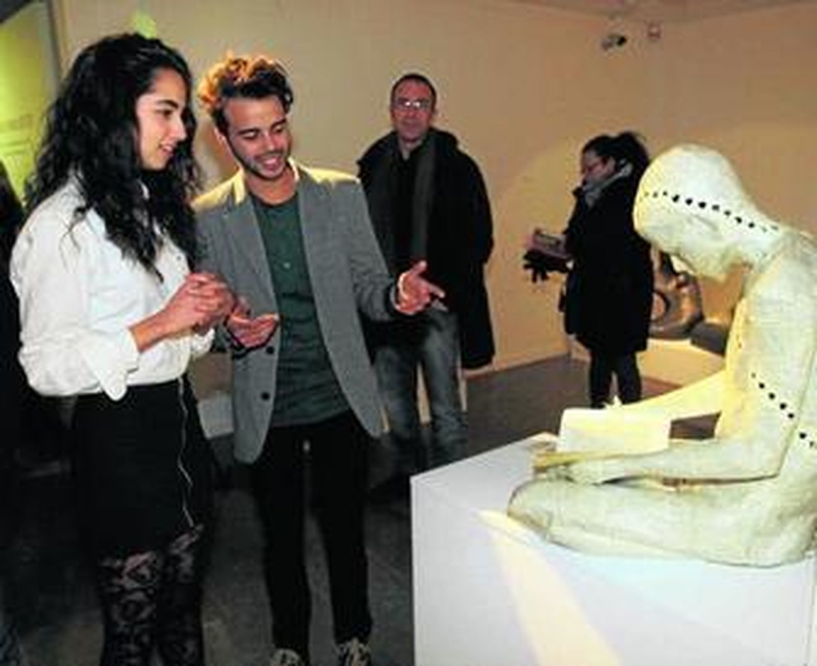Juan Carlos Zamora e Irene Bombillar, primer premio y accesit.