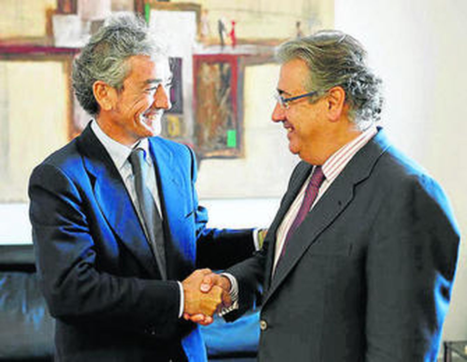 Pacheco y   Zoido en el encuentro celebrado recientemente.