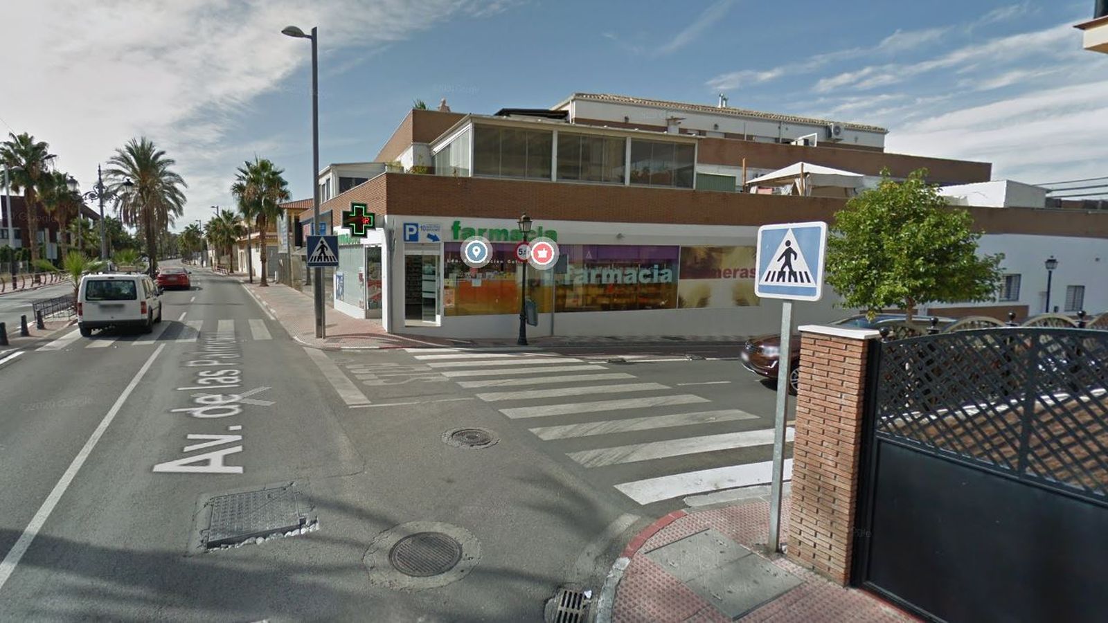 Imagen de la avenida de las Palmeras.